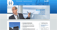 Desktop Screenshot of highware.fr